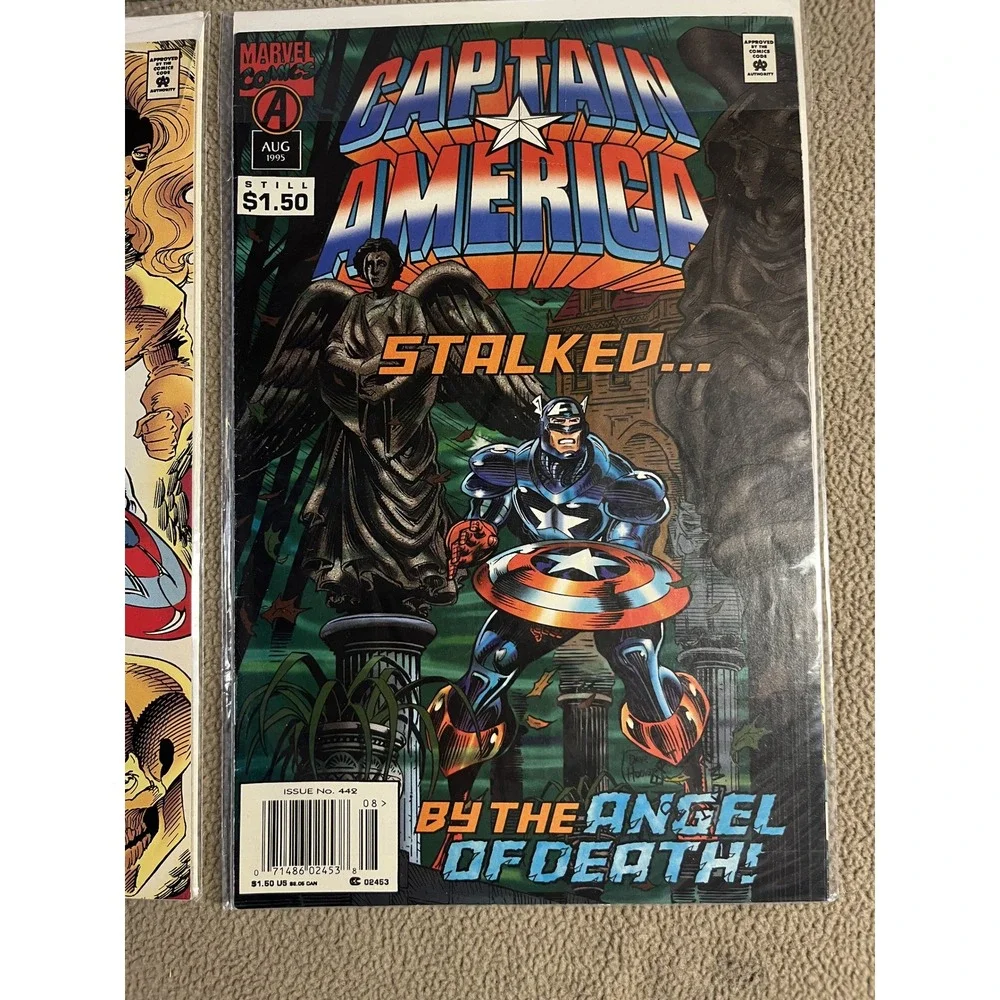 Captain America Comic Books‎ Lot 6 Issues 1990s Marvel Comics